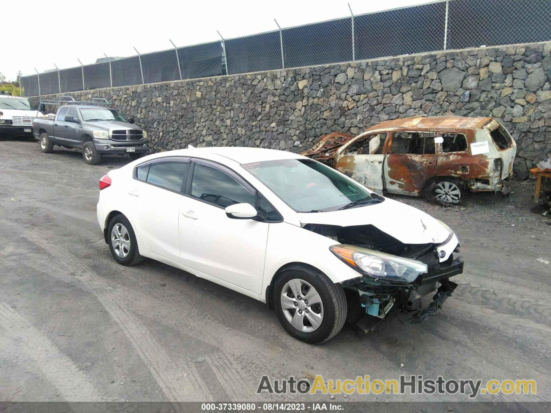 KIA FORTE LX, KNAFK4A64G5559916