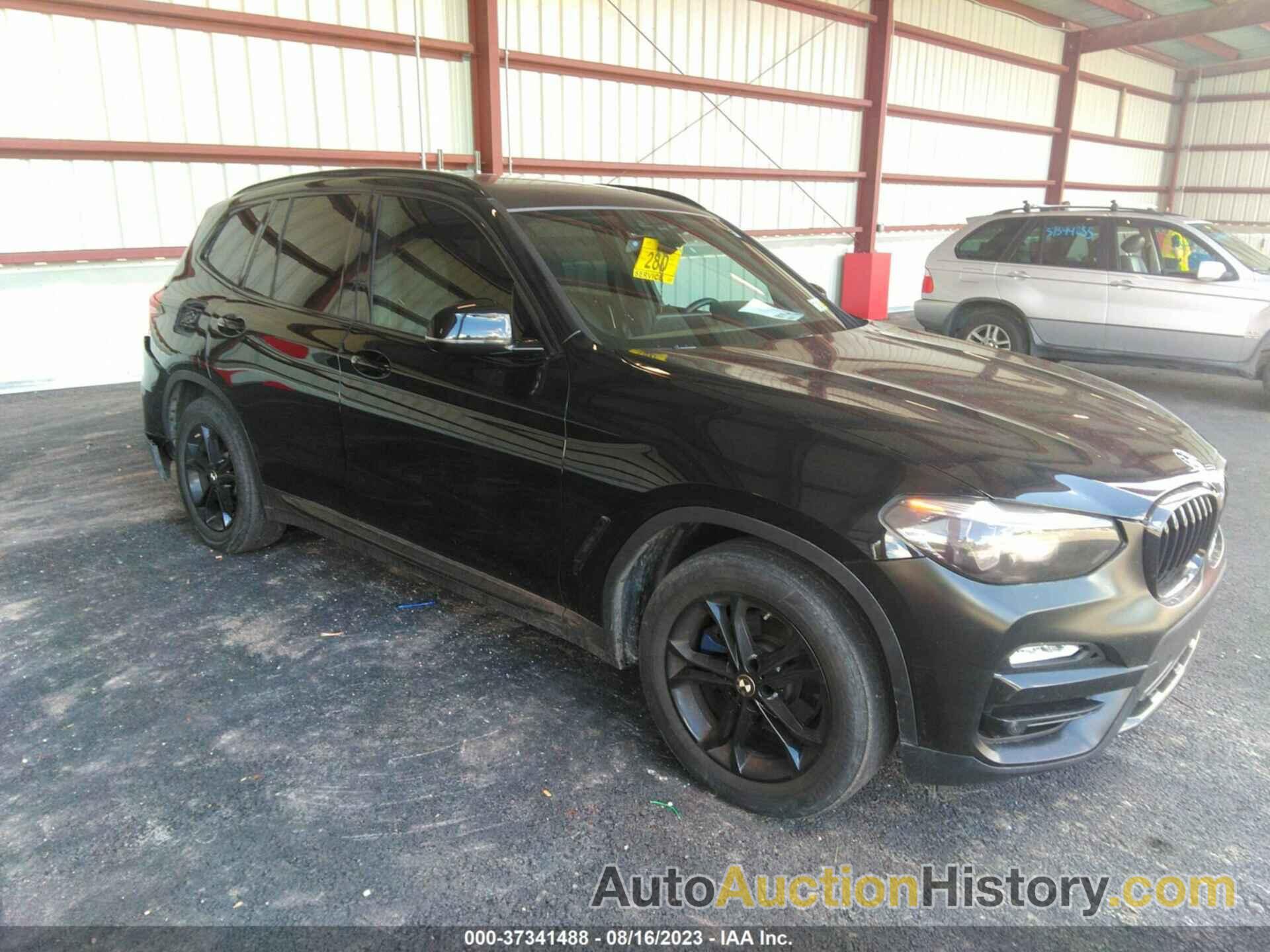 BMW X3 XDRIVE30I, 5UXTR9C51KLE18293