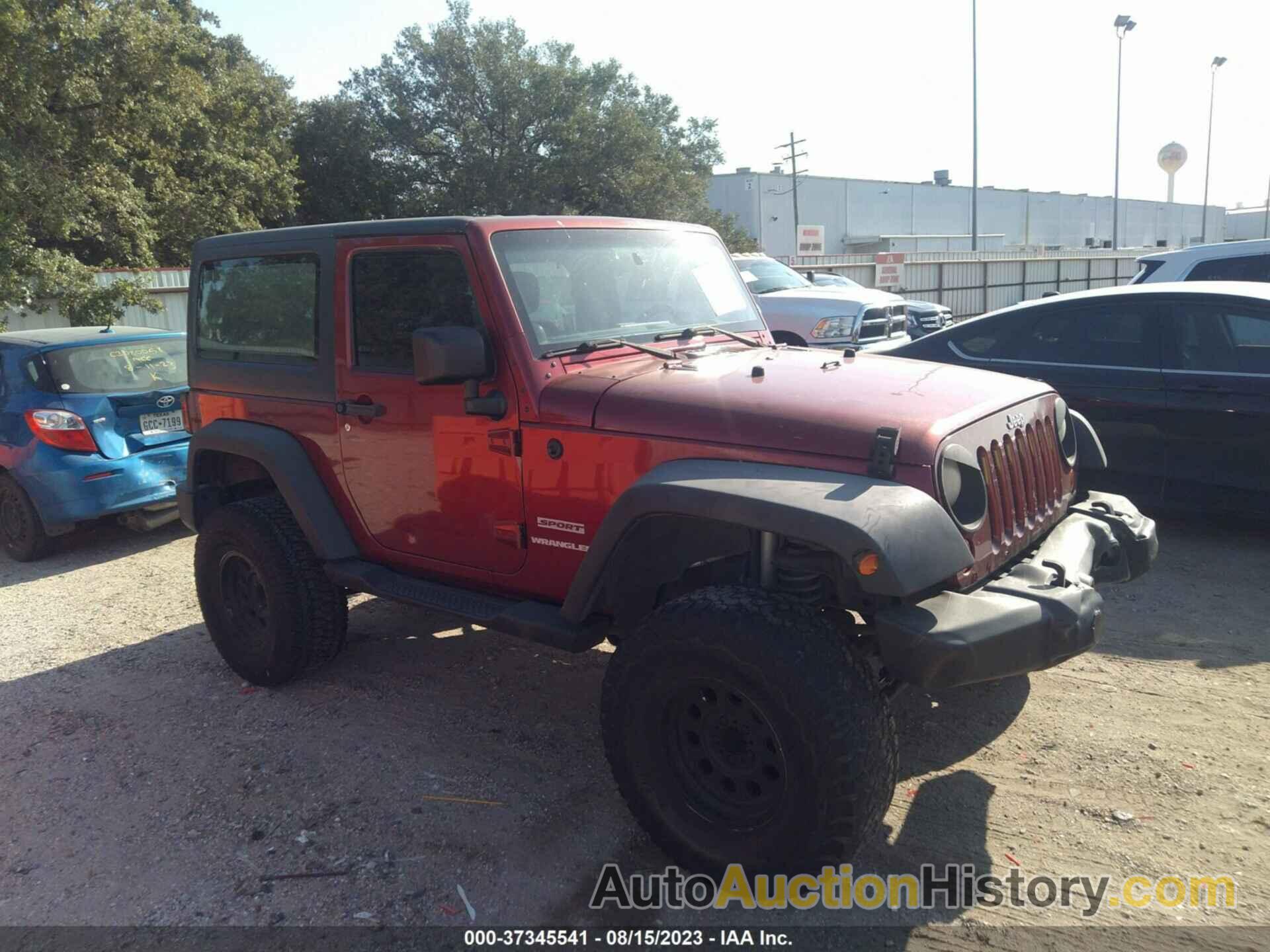 JEEP WRANGLER SPORT, 1C4AJWAG2CL103066