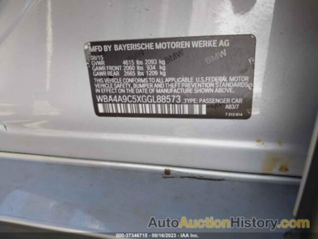 BMW 428I GRAN COUPE, WBA4A9C5XGGL88573