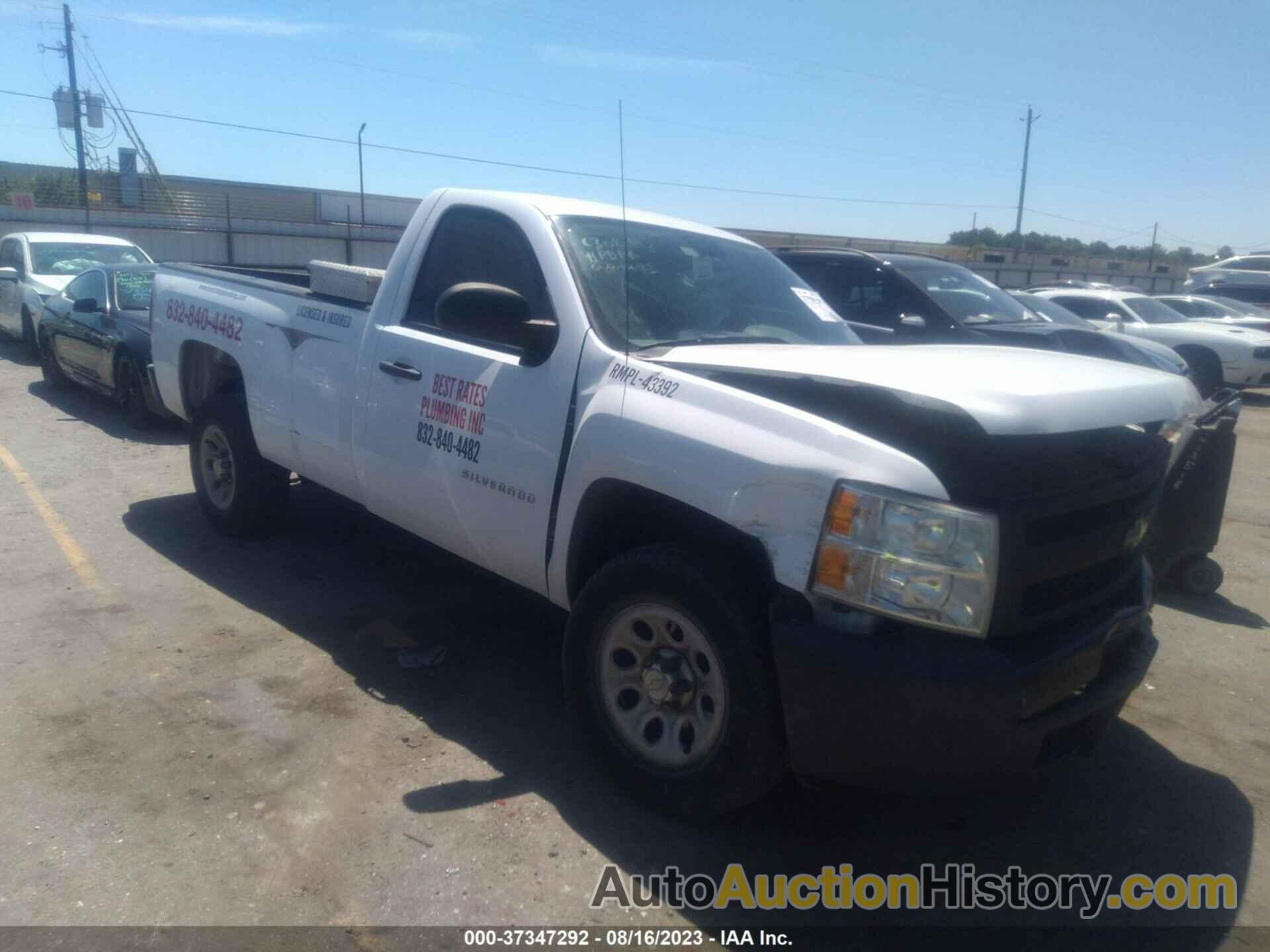 CHEVROLET SILVERADO 1500 WORK TRUCK, 1GCPCPEA6AZ191405