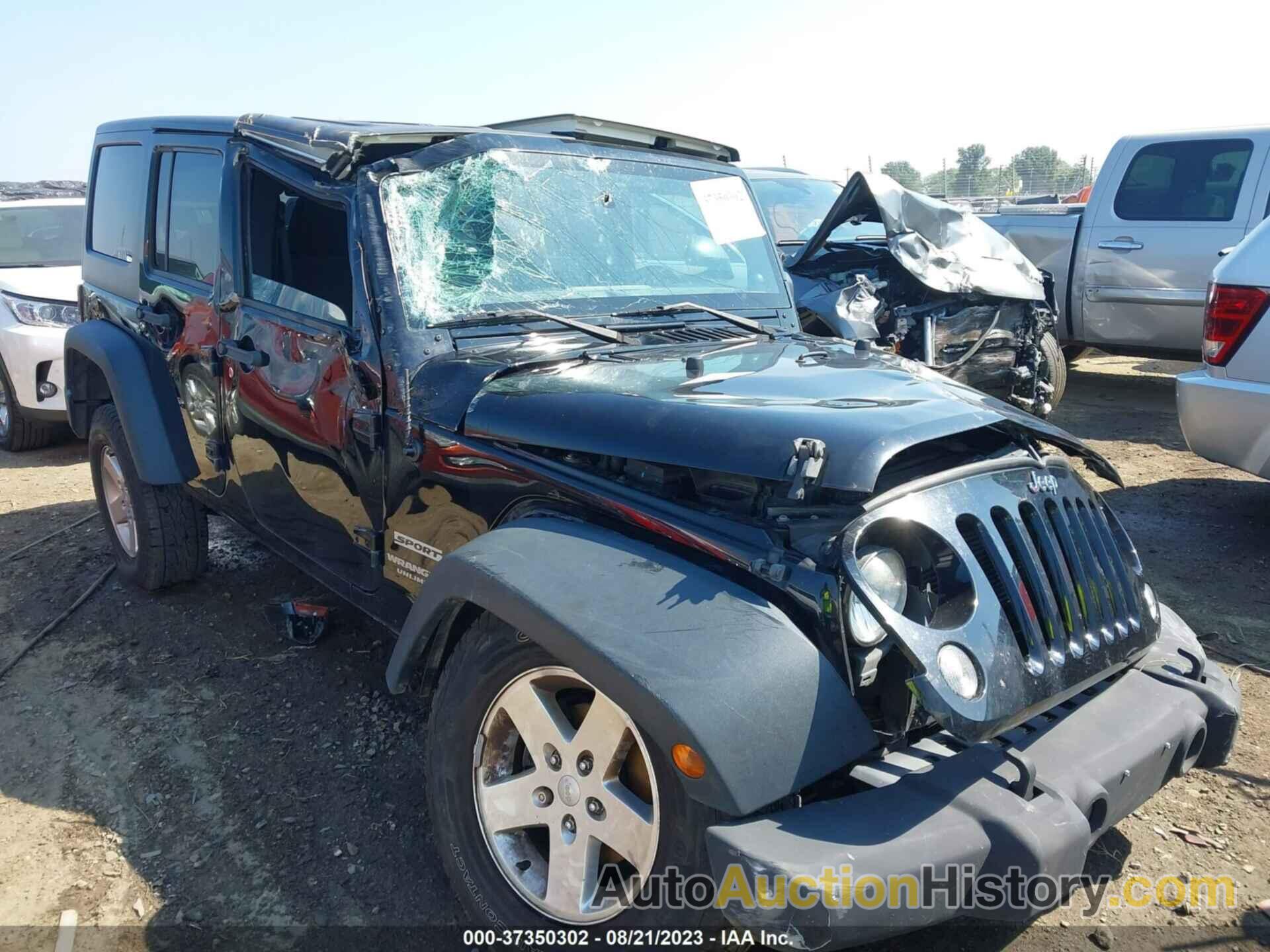 JEEP WRANGLER UNLIMITED SPORT, 1C4HJWDG0EL130103