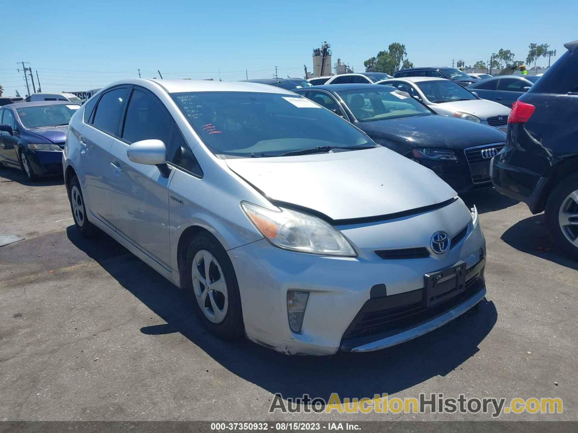 TOYOTA PRIUS ONE/TWO/THREE/FOUR/FIVE, JTDKN3DU7D5639610