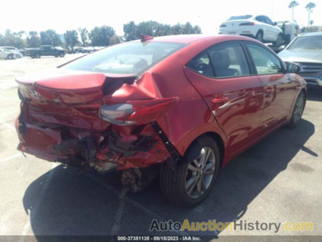 HYUNDAI ELANTRA SEL, 5NPD84LF1JH220687