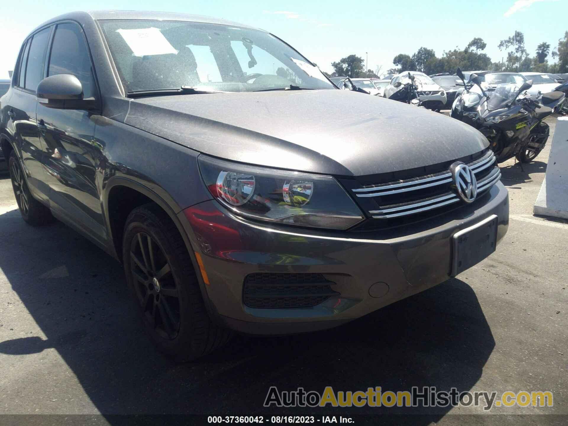 VOLKSWAGEN TIGUAN S W/SUNROOF, WVGAV3AX9DW613963