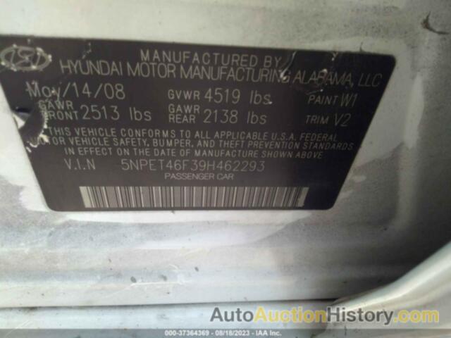 HYUNDAI SONATA GLS V6, 5NPET46F39H462293