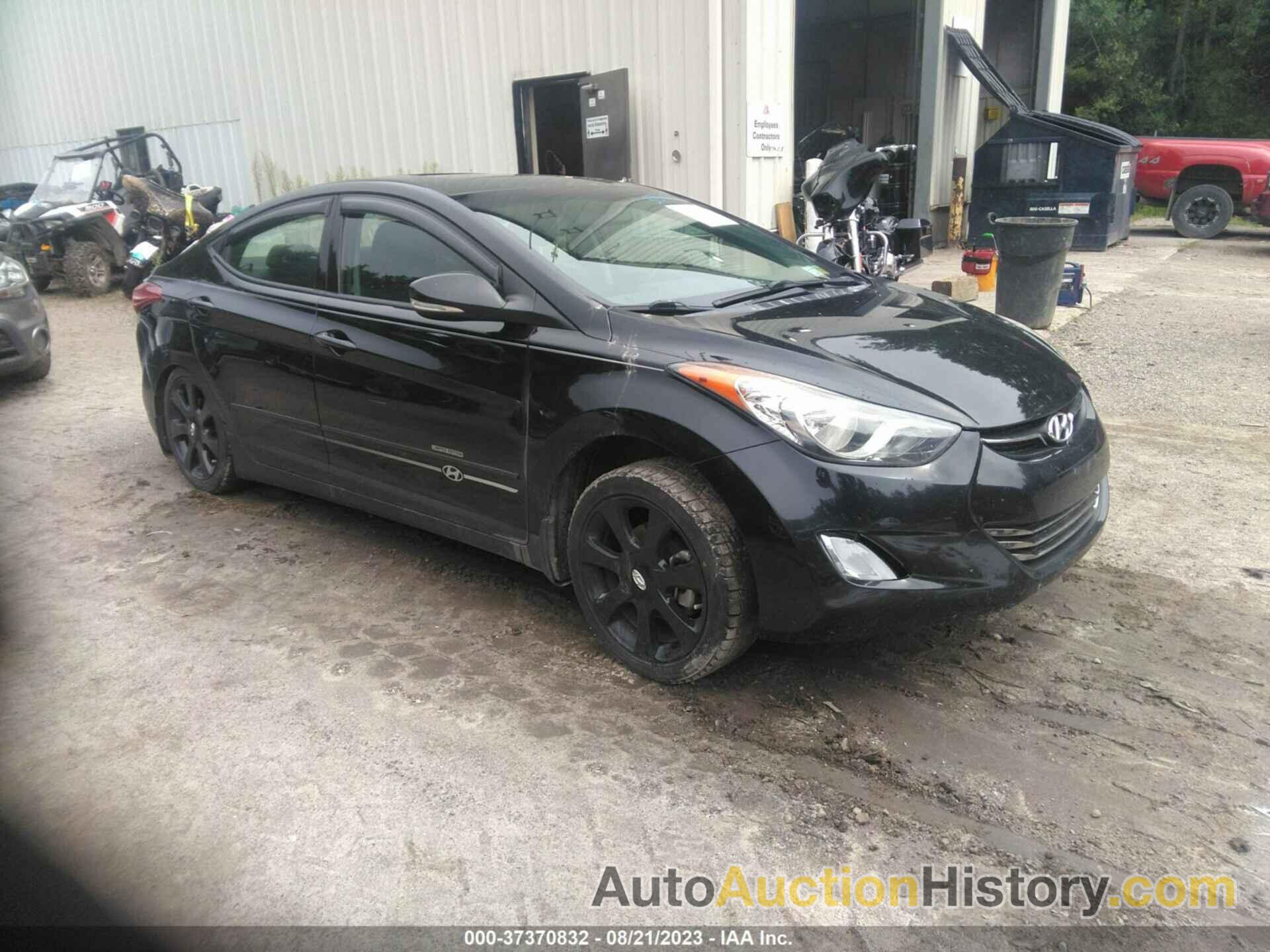 HYUNDAI ELANTRA LIMITED PZEV, KMHDH4AE6DU701213