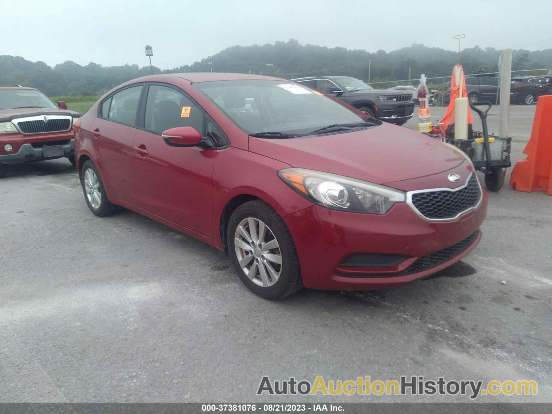 KIA FORTE LX, KNAFX4A65E5093993