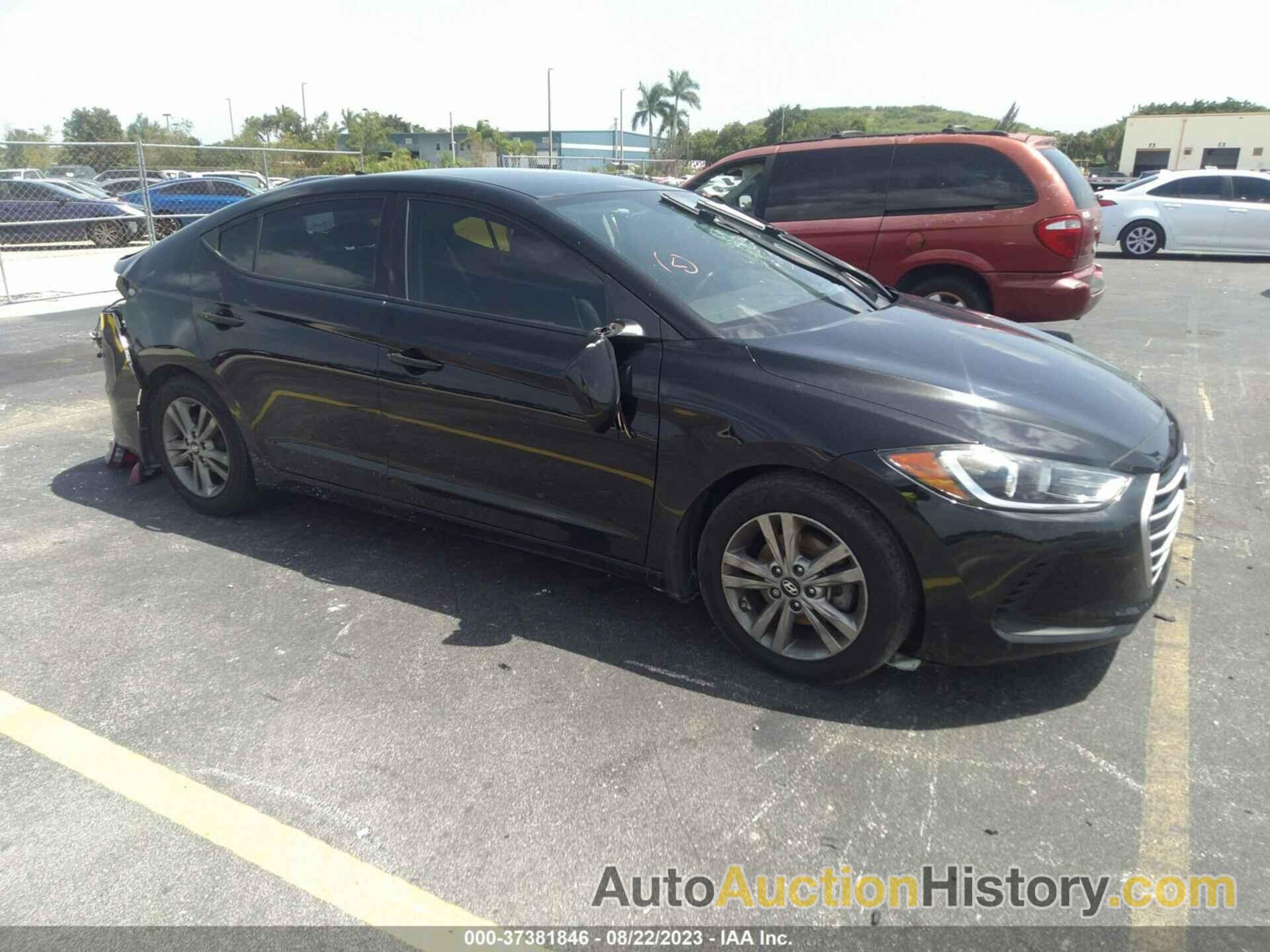 HYUNDAI ELANTRA SEL, 5NPD84LF8JH267361