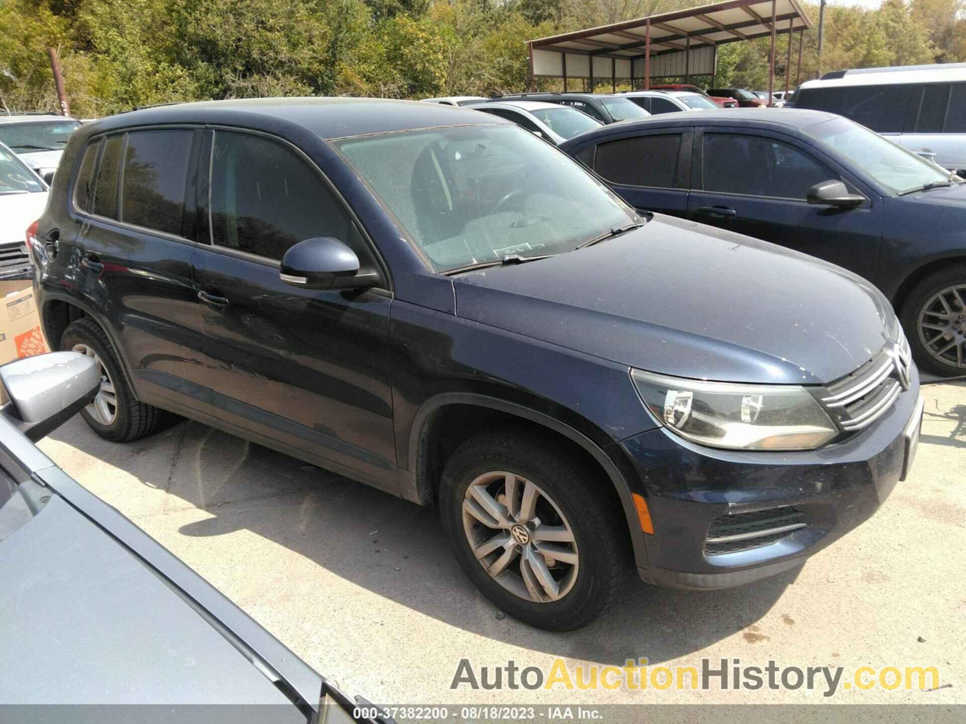 VOLKSWAGEN TIGUAN S, WVGAV7AX3DW540788