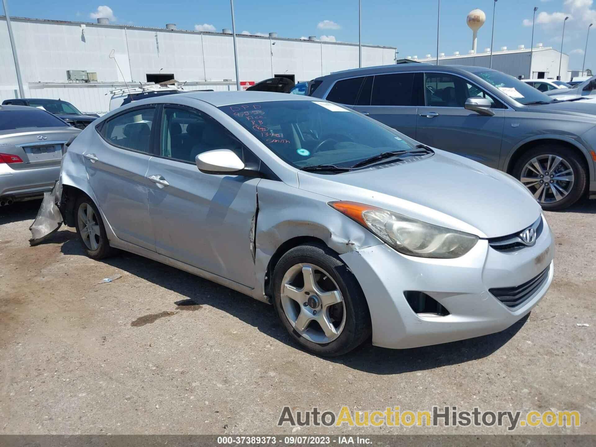 HYUNDAI ELANTRA GLS, KMHDH4AE5DU791471