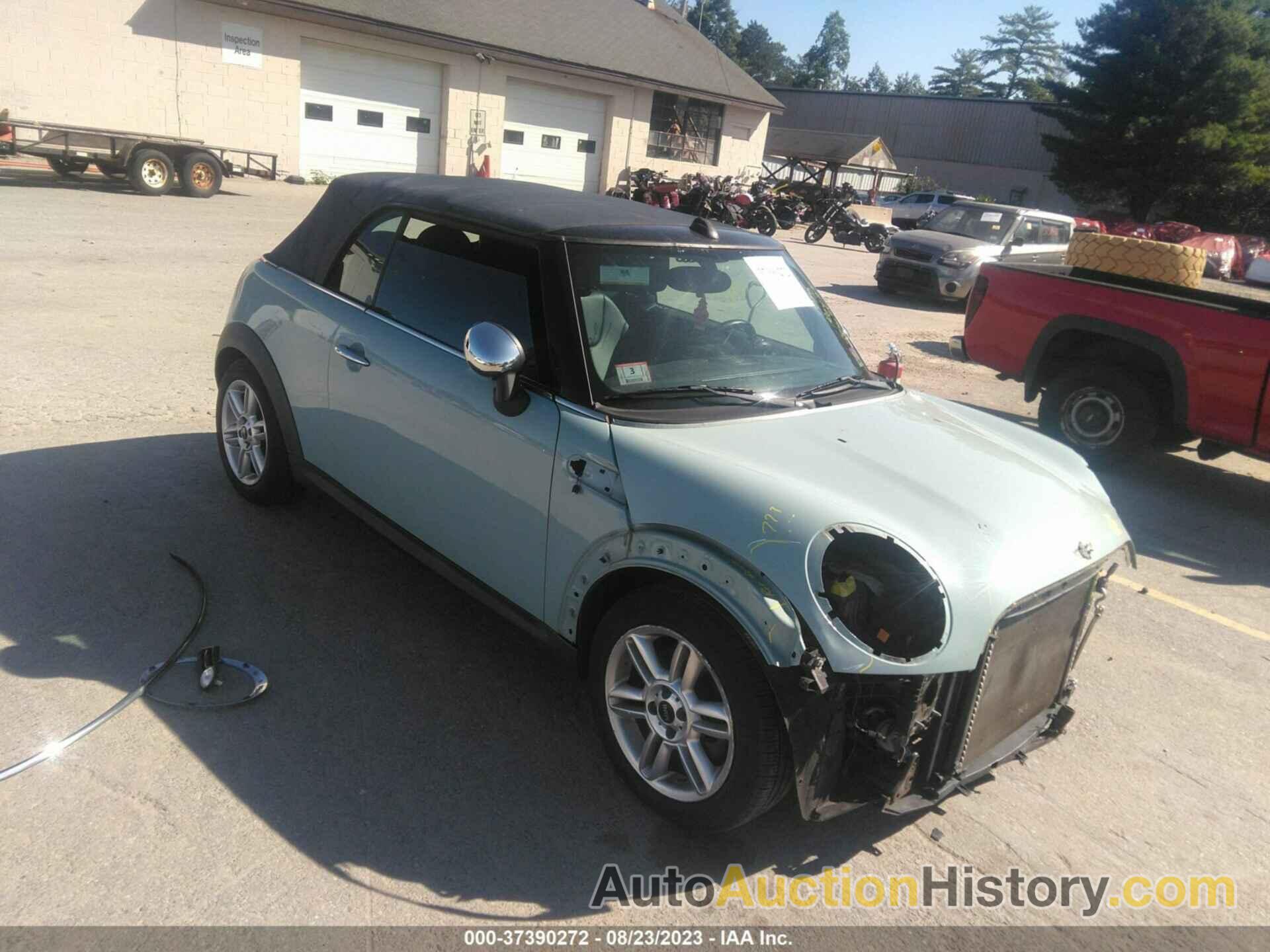 MINI COOPER CONVERTIBLE, WMWZN3C57CT134828