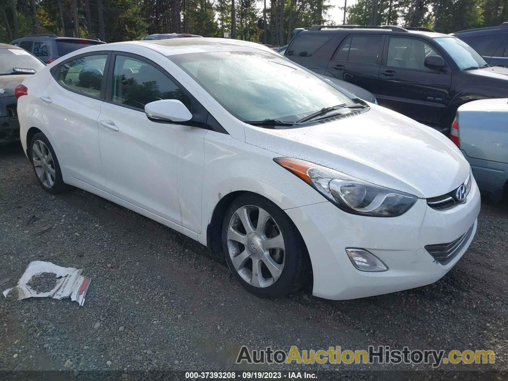 HYUNDAI ELANTRA LIMITED PZEV, 5NPDH4AE5DH435410