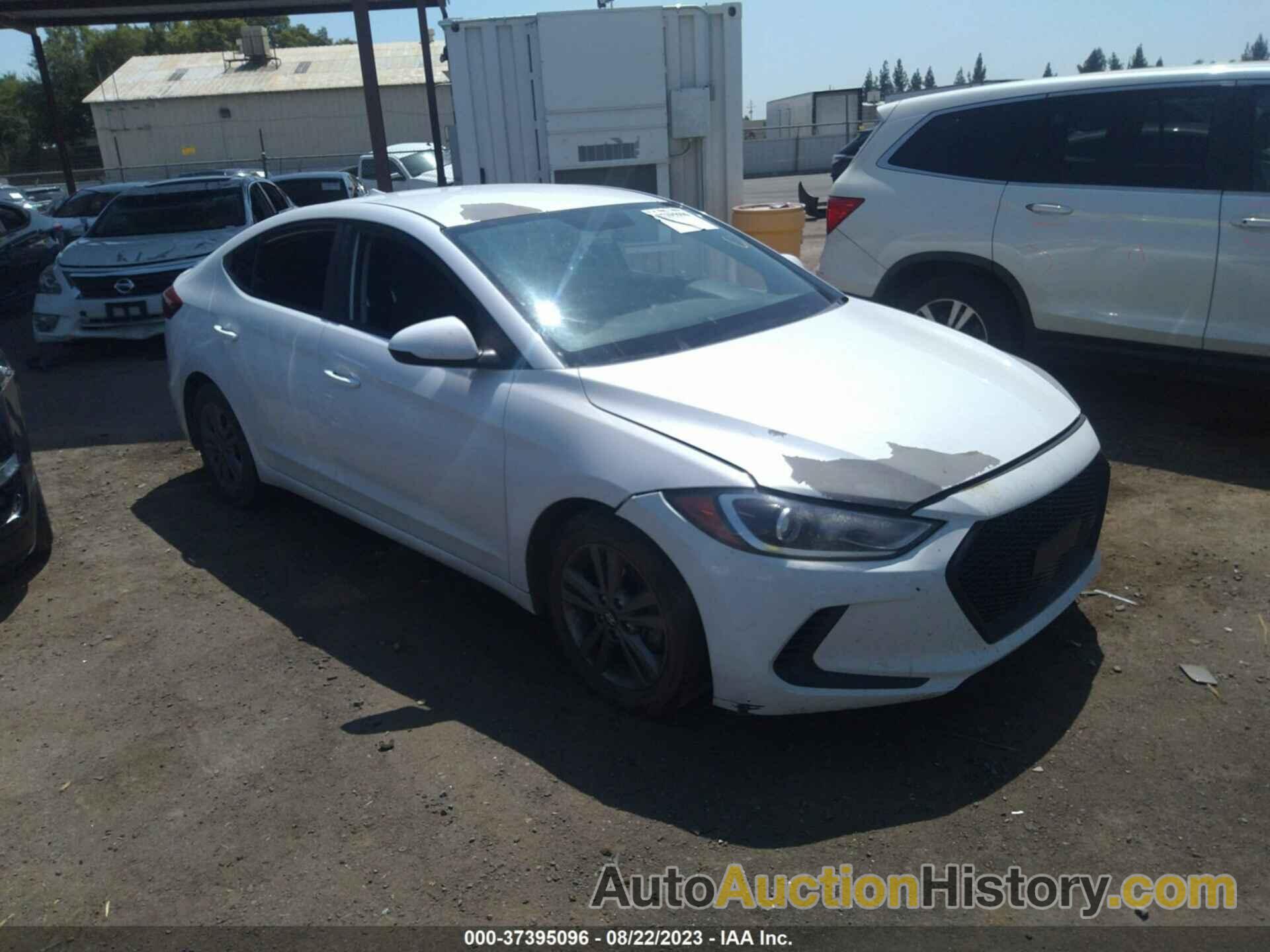 HYUNDAI ELANTRA SEL, 5NPD84LF3JH290207