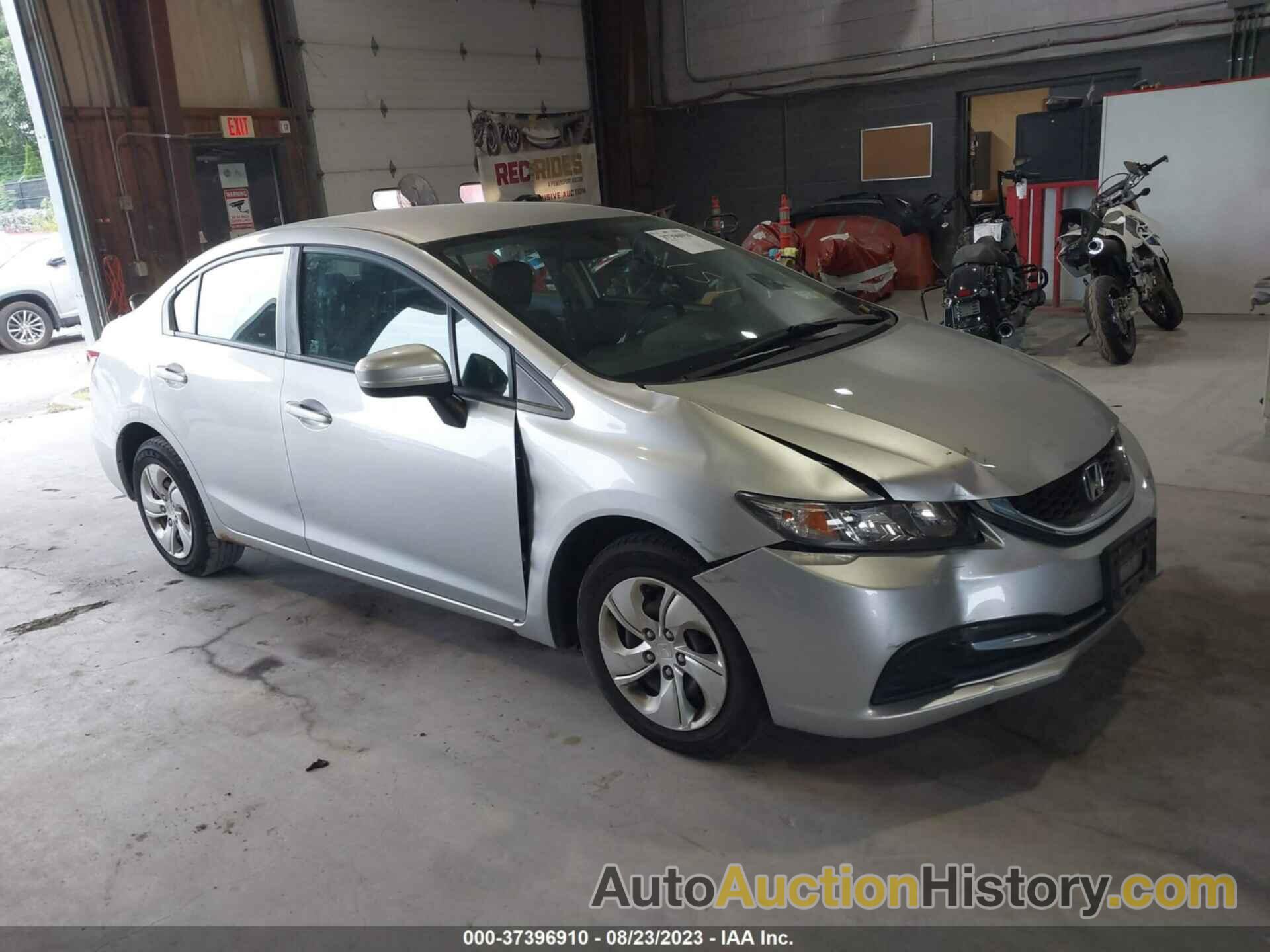 HONDA CIVIC SEDAN LX, 19XFB2F58EE225655