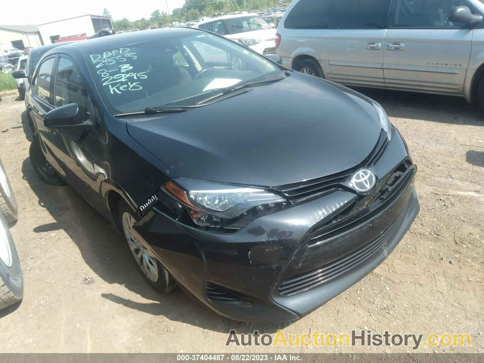 TOYOTA COROLLA L/LE/XLE/SE/XSE, 2T1BURHE4JC102295