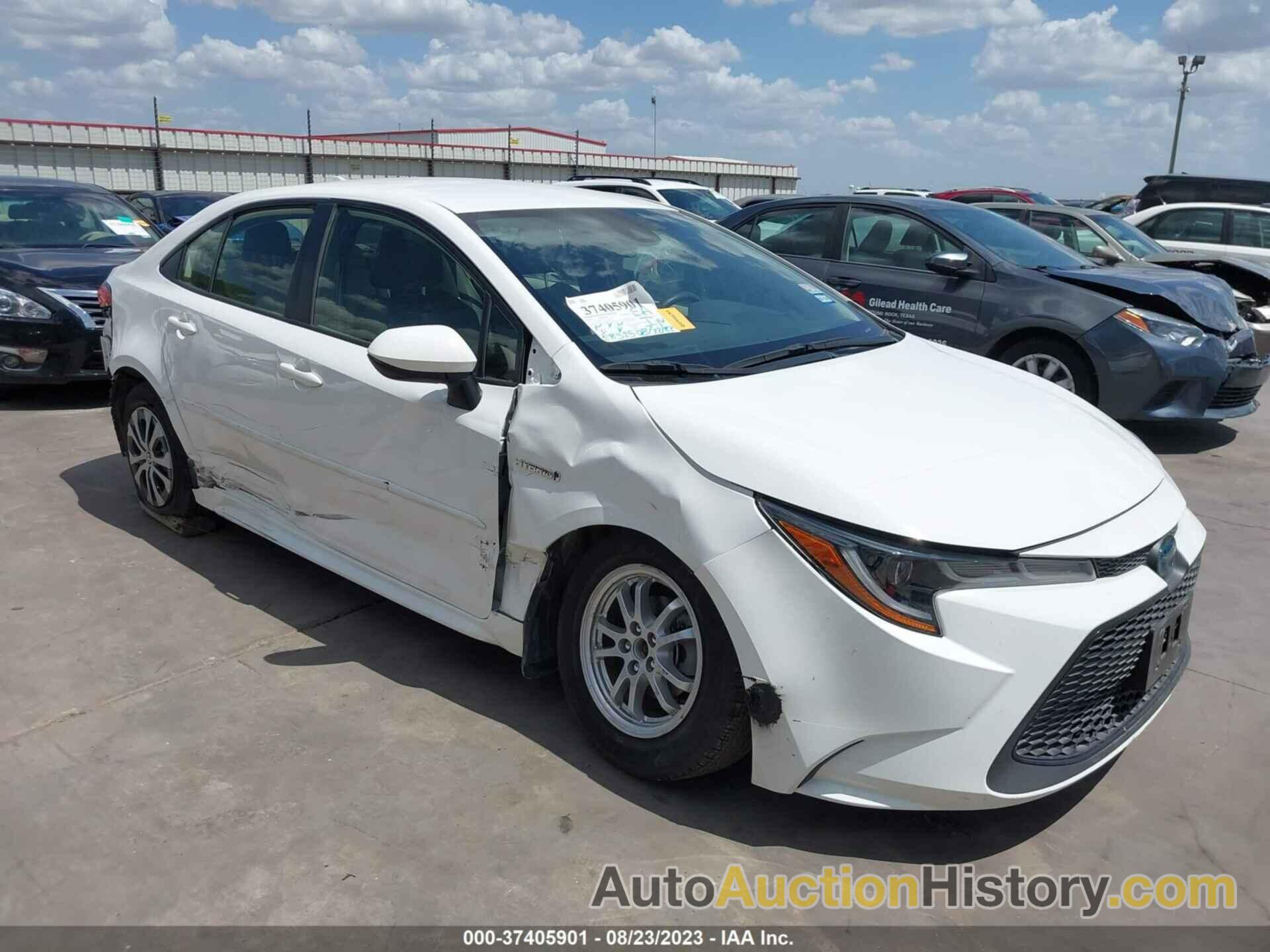 TOYOTA COROLLA HYBRID LE, JTDEBRBE5LJ022586