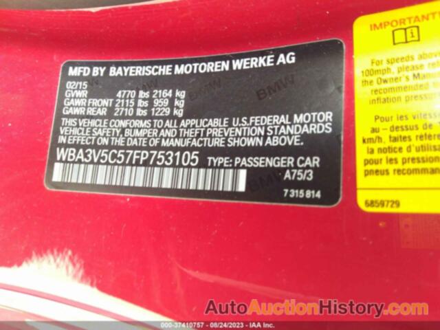 BMW 428I, WBA3V5C57FP753105