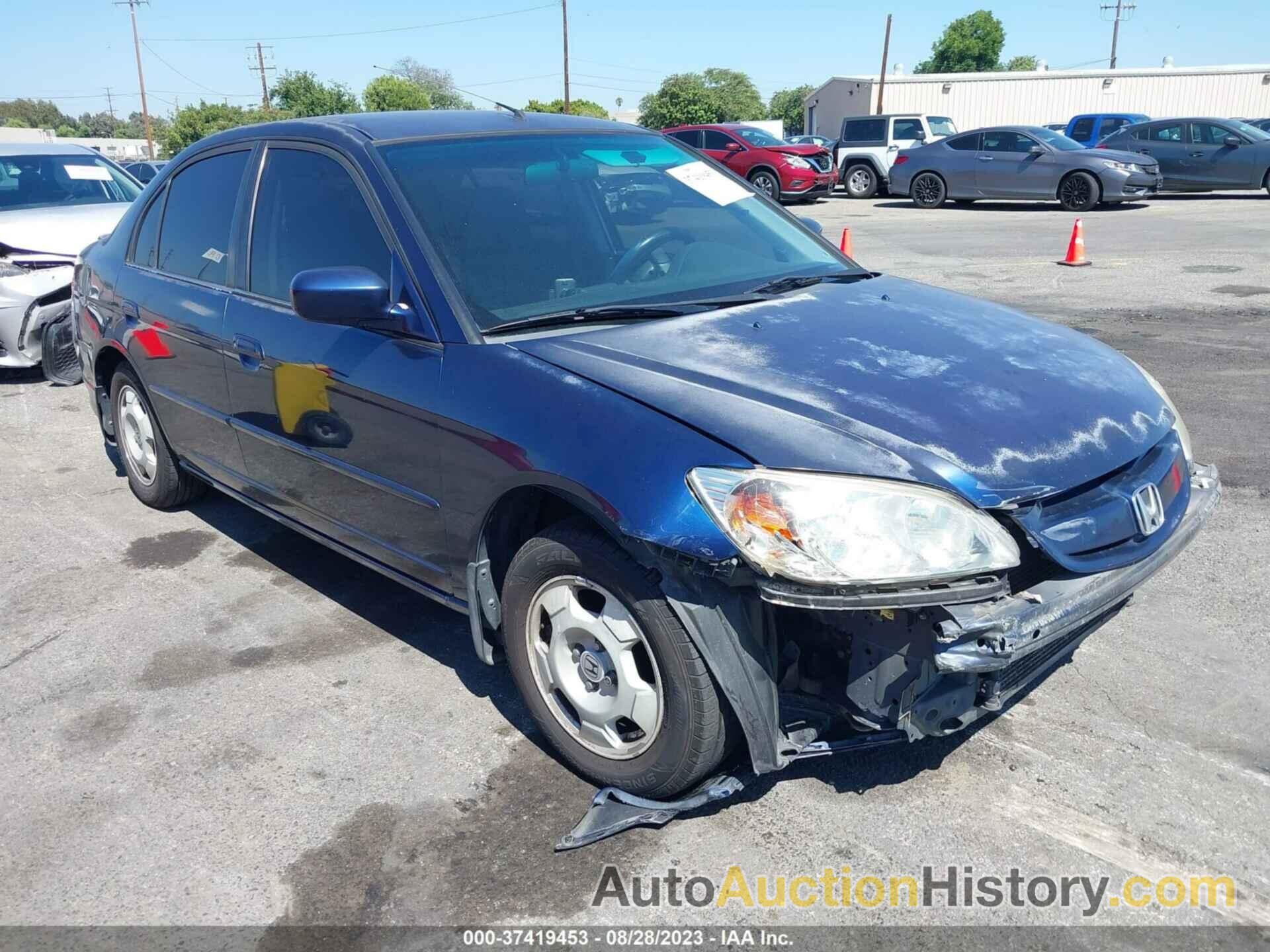 HONDA CIVIC HYBRID, JHMES96695S012691