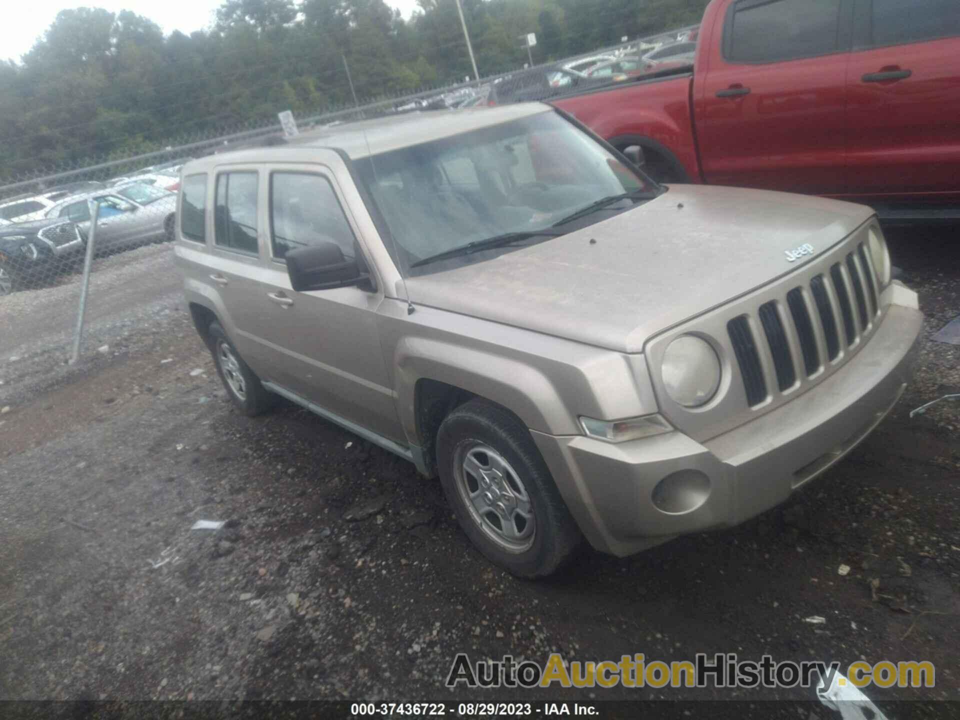 JEEP PATRIOT SPORT, 1J4NT2GB9AD604781