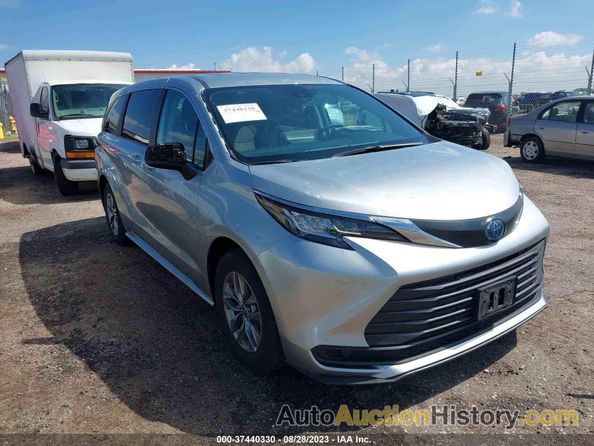 TOYOTA SIENNA LE, 5TDKRKEC2PS158652