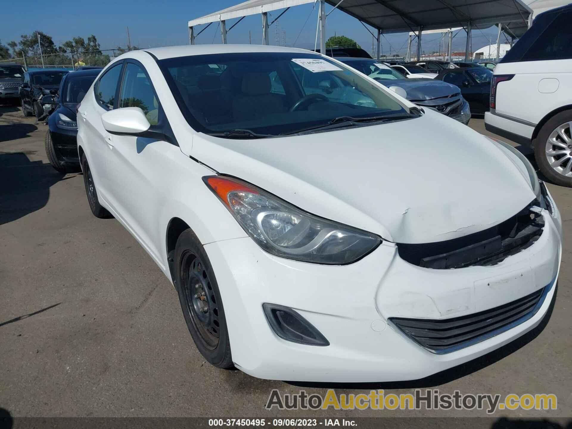 HYUNDAI ELANTRA GLS PZEV, 5NPDH4AE3CH140787