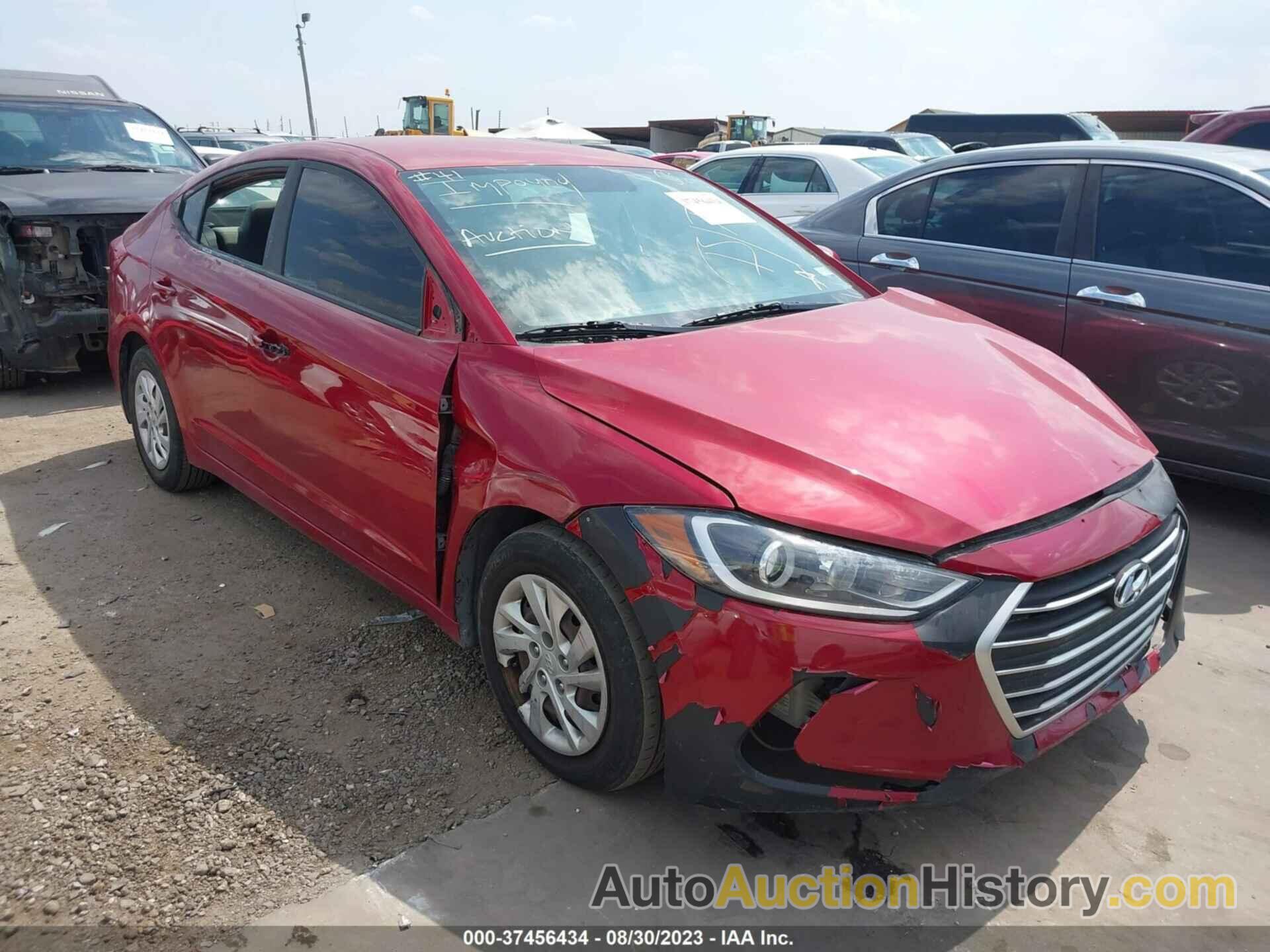 HYUNDAI ELANTRA SE, 5NPD74LF1HH083358