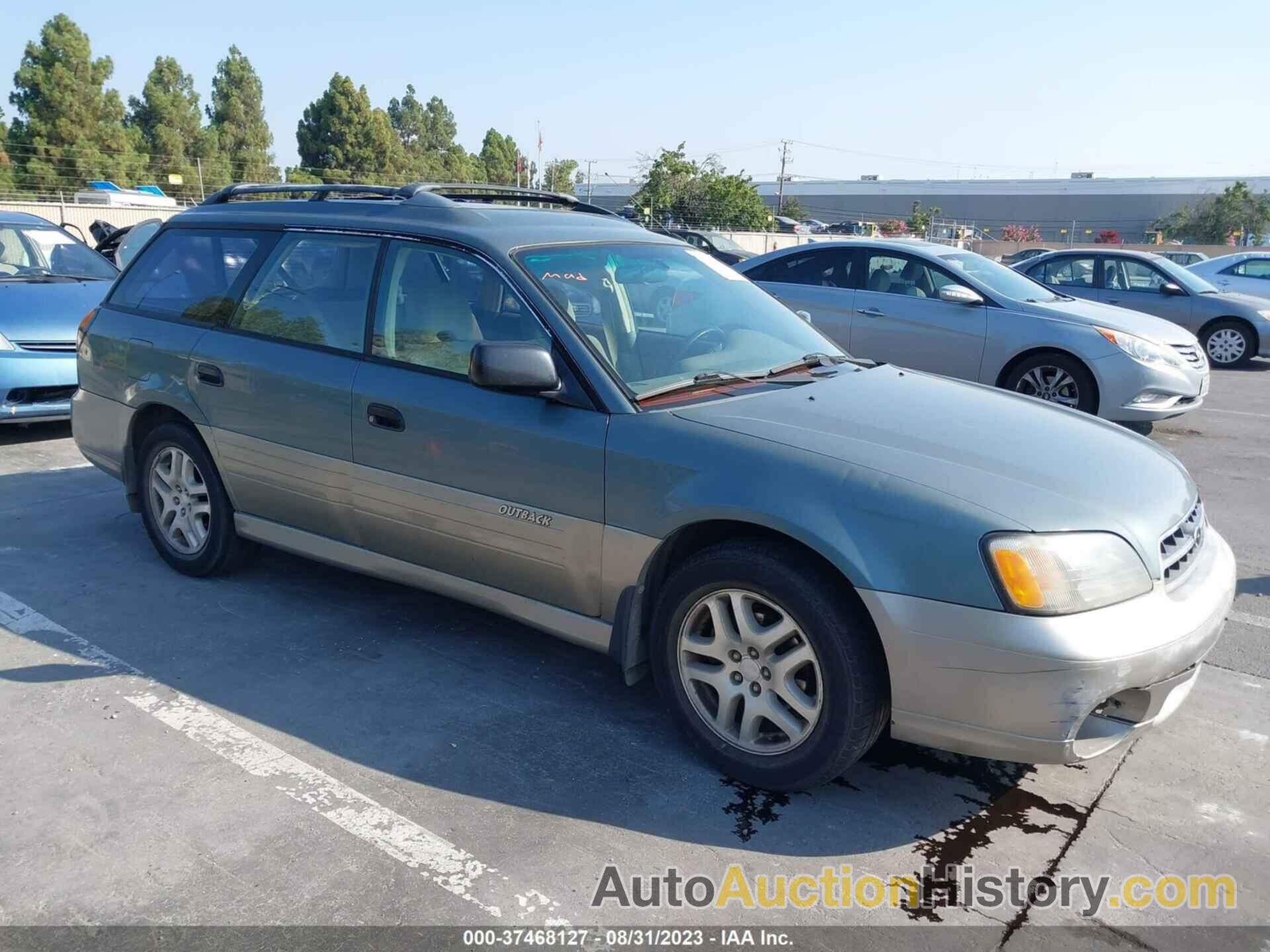 SUBARU LEGACY WAGON OUTBACK EQUIP, 4S3BH6752Y7672120