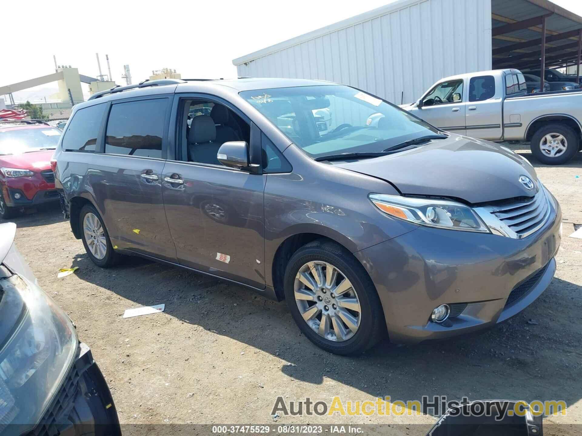 TOYOTA SIENNA LTD/XLE/XLE PREMIUM, 5TDDK3DC7FS126444