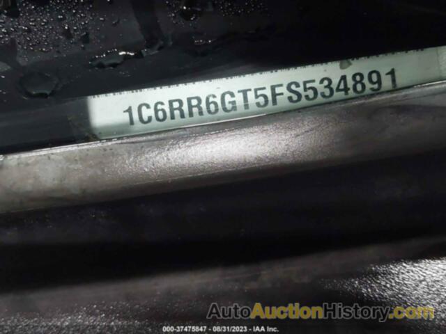 RAM 1500 SLT, 1C6RR6GT5FS534891