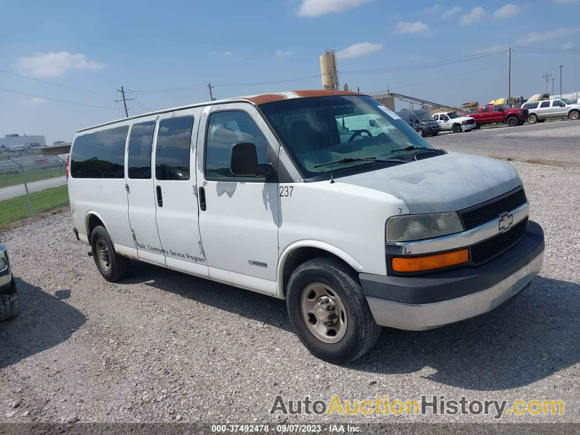 CHEVROLET EXPRESS PASSENGER, 1GAHG39U431231254