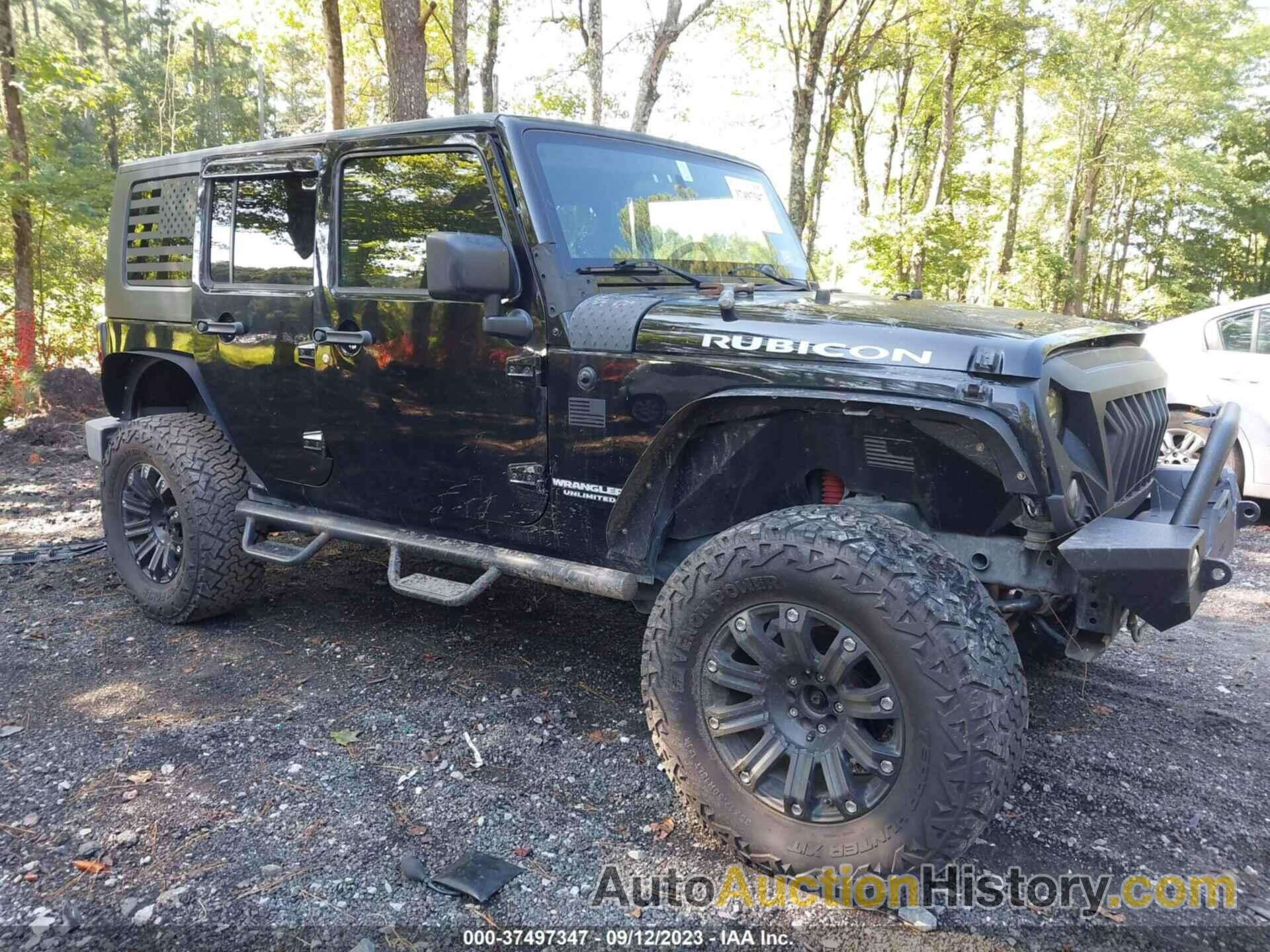 JEEP WRANGLER UNLIMITED RUBICON, 1J8GA691X8L641959