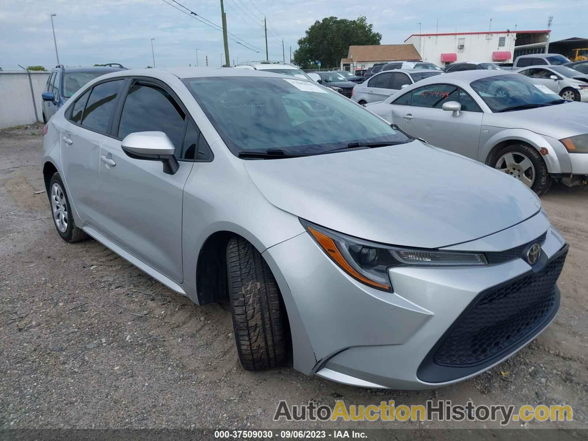 TOYOTA COROLLA LE, 5YFEPMAE7NP286672