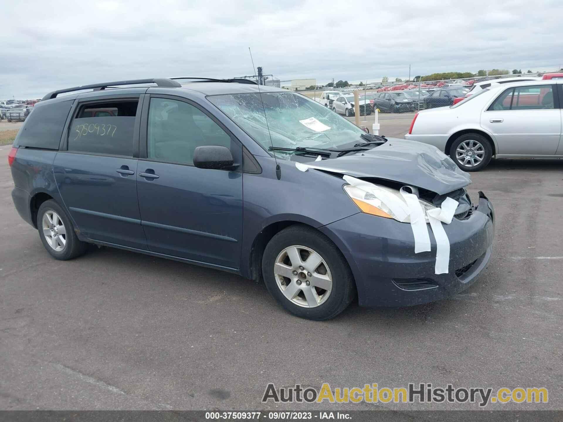 TOYOTA SIENNA LE, 5TDZK23C48S205770