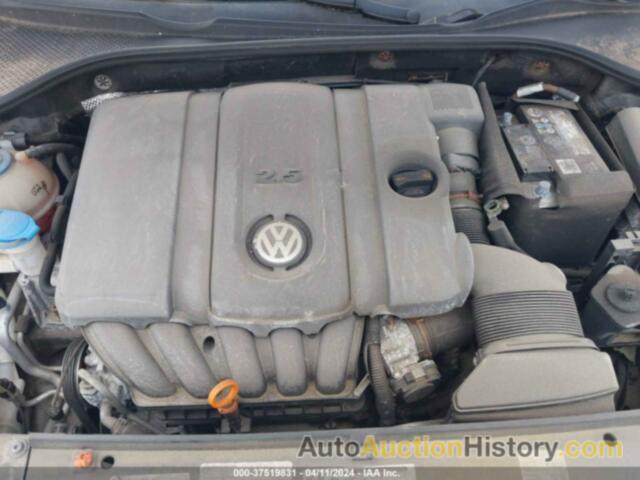 VOLKSWAGEN PASSAT 2.5L SE, 1VWBP7A33DC054657