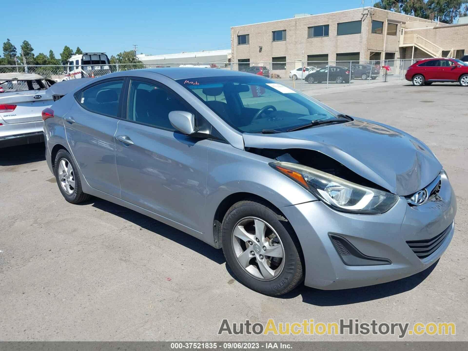 HYUNDAI ELANTRA SE, 5NPDH4AEXFH642880