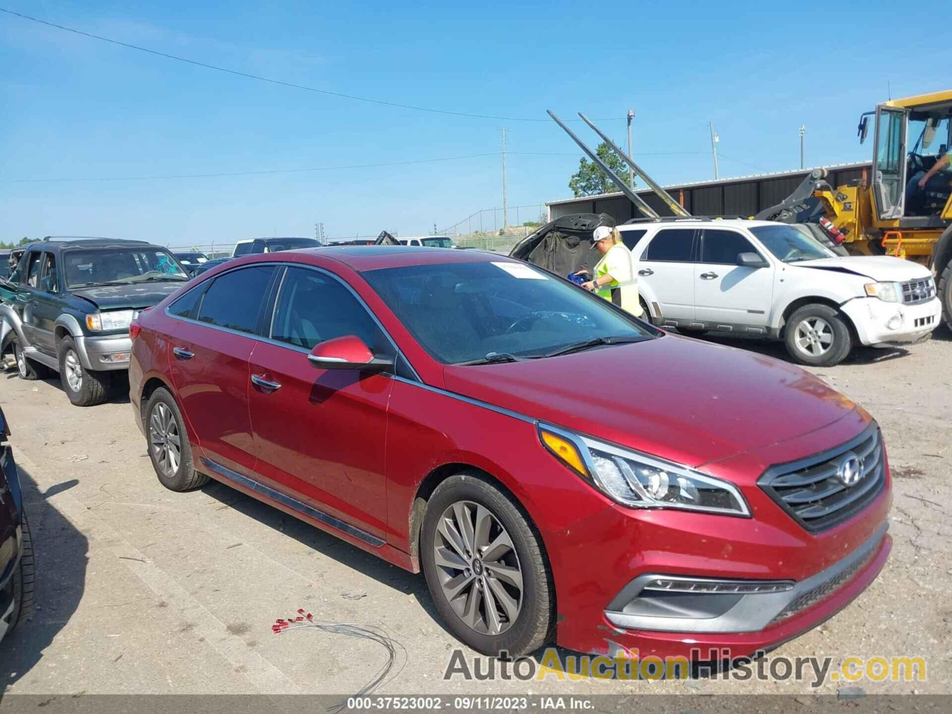 HYUNDAI SONATA 2.4L SPORT, 5NPE34AF0GH393955