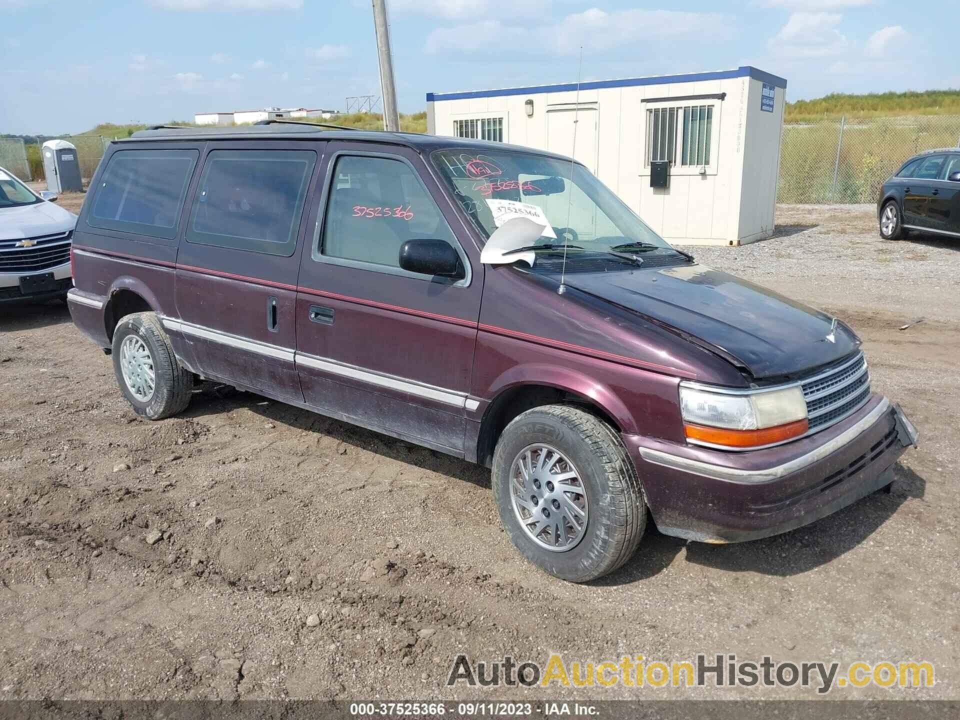 PLYMOUTH GRAND VOYAGER SE, 1P4GH44R6PX690194
