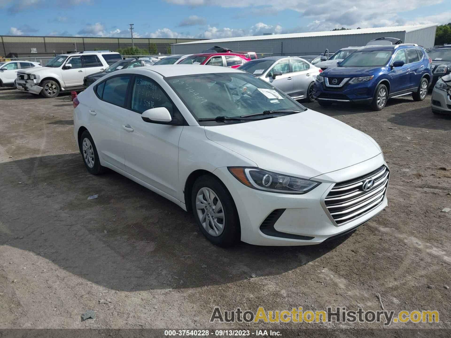 HYUNDAI ELANTRA SE, 5NPD74LF4JH396457