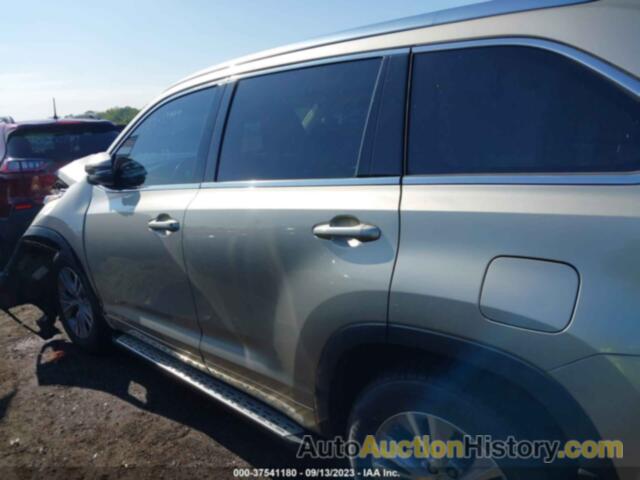 TOYOTA HIGHLANDER XLE V6, 5TDJKRFH9ES036774