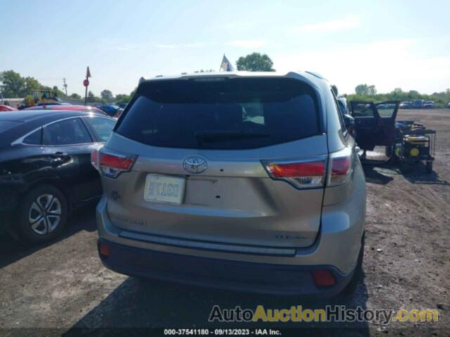 TOYOTA HIGHLANDER XLE V6, 5TDJKRFH9ES036774