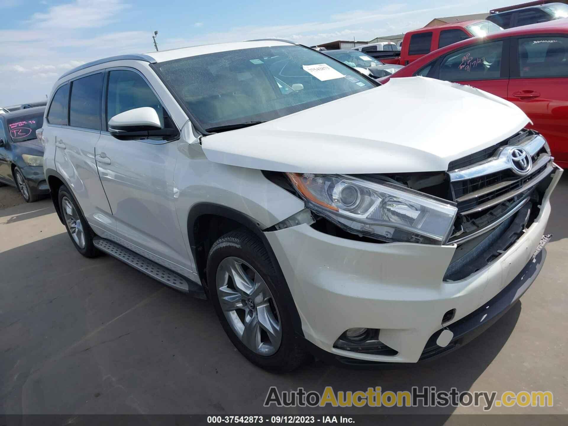 TOYOTA HIGHLANDER LIMITED, 5TDYKRFH7GS173567