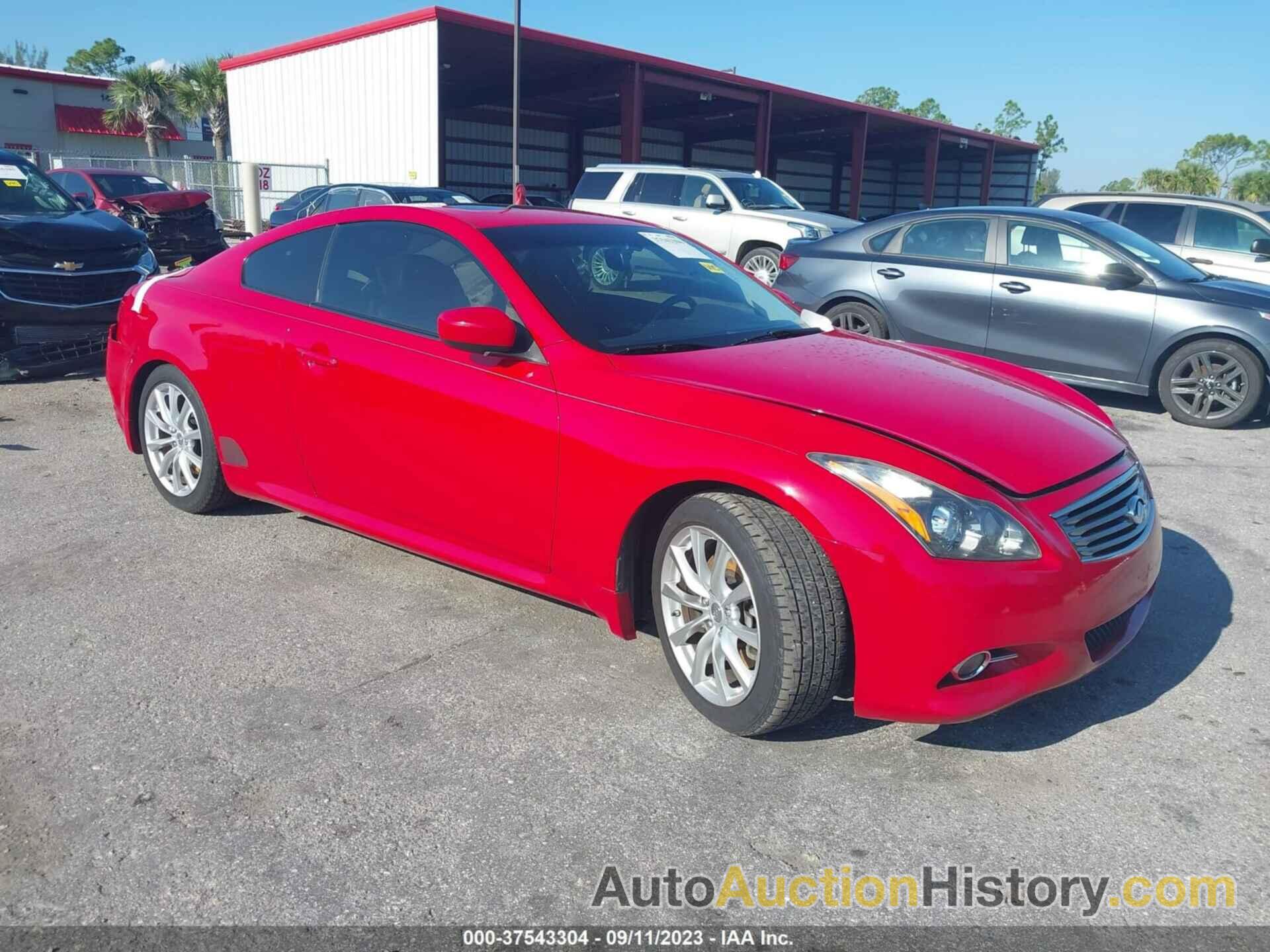 INFINITI G37 COUPE JOURNEY, JN1CV6EK7DM922519