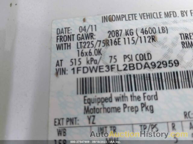 FORD ECONOLINE COMMERCIAL, 1FDWE3FL2BDA92959