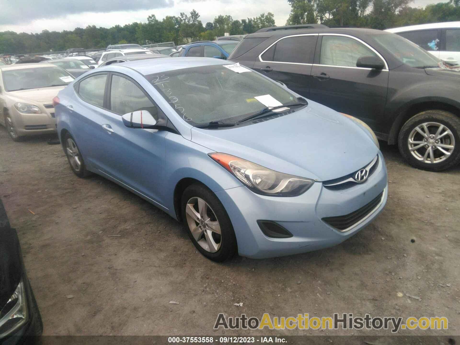 HYUNDAI ELANTRA GLS PZEV, KMHDH4AE5DU722778