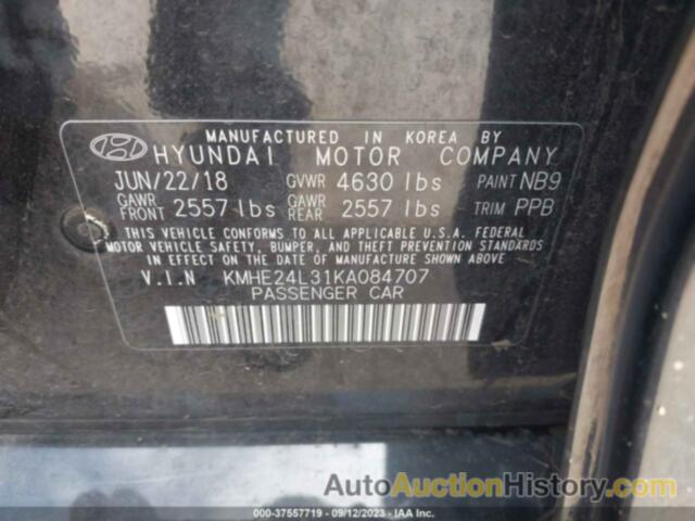 HYUNDAI SONATA HYBRID SE, KMHE24L31KA084707