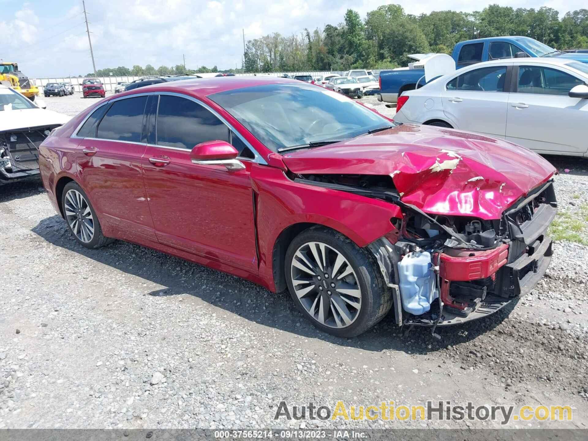 LINCOLN MKZ SELECT, 3LN6L5C95HR627177