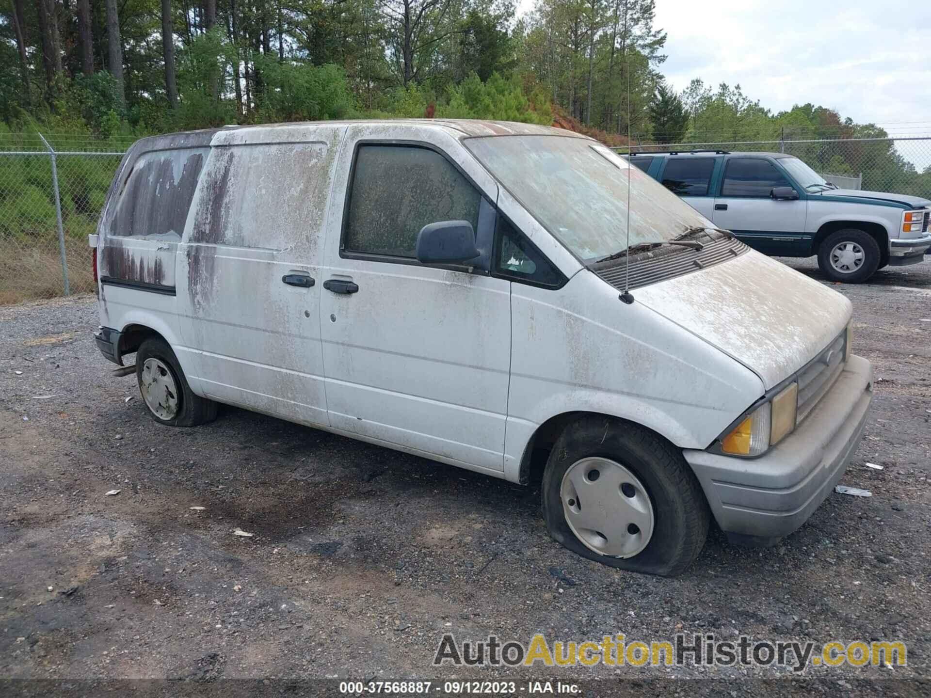 FORD AEROSTAR CARGO VAN, 1FTDA14U2VZC24388