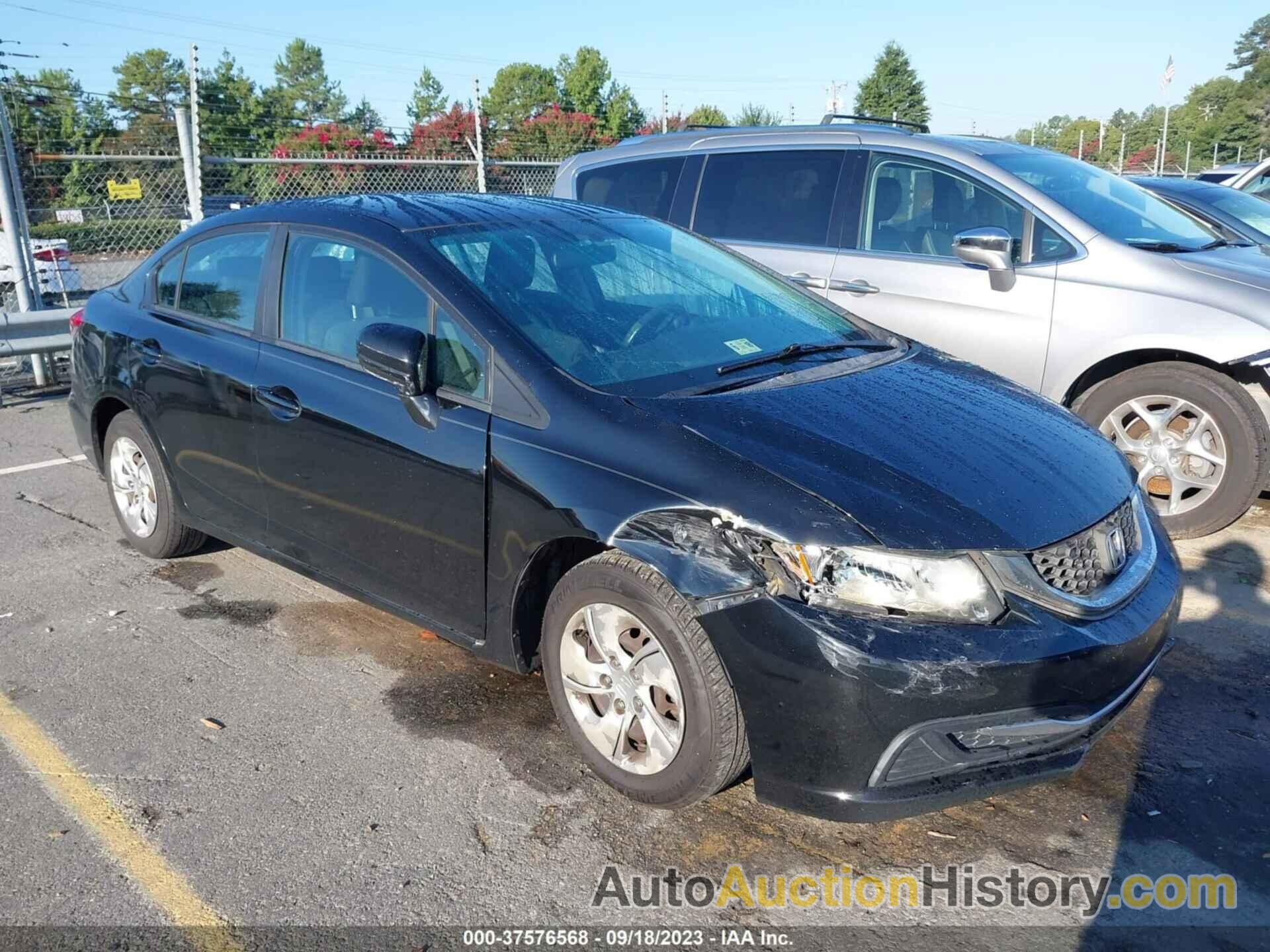 HONDA CIVIC SEDAN LX, 2HGFB2F57EH515987