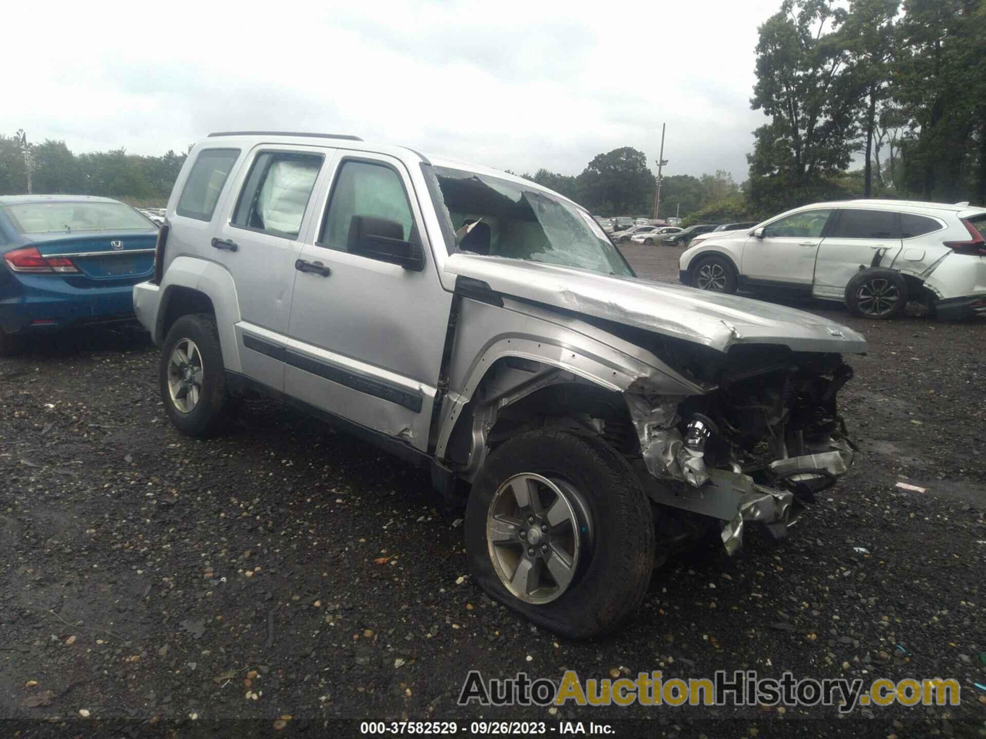 JEEP LIBERTY SPORT, 1J8GN28KX8W251272